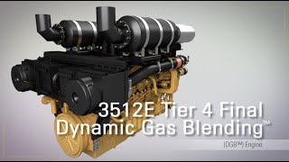 Cat®️ 3512E Tier 4 Final DGB™️ Engine