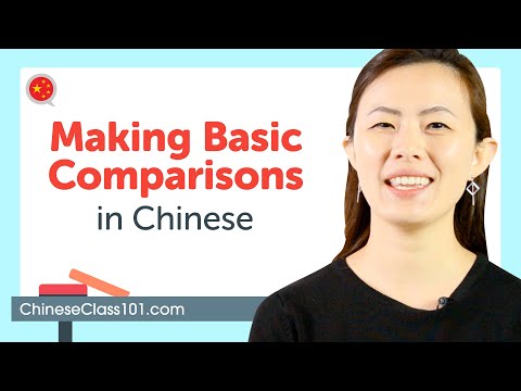 How to Make Basic Comparisons in Chinese