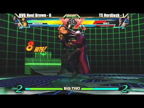 UMVC3 UVG Noel Brown vs TS Nerdjosh - Big Two #6 Tournament Sponsored by TGS