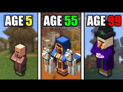 Surviving 99 YEARS As a Witch In Minecraft...