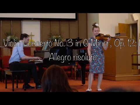 Friedrich Seitz violin Concerto No. 3 in G Minor, Op. 12: I. Allegro risoluto