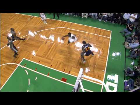 Jeff Green Posterizes Al Jefferson!