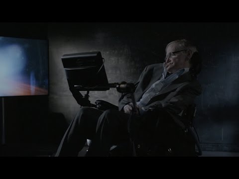 Thumbnail of the video: Professor Stephen Hawking's black hole theories - The Sky at Night: Preview - BBC Four