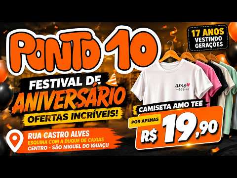 Festival de Aniversário da Ponto 10 é sucesso em São Miguel do Iguaçu