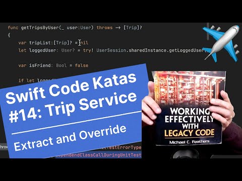 Extract and Override / Swift Code Katas #14: Trip Service (Live Coding) thumbnail
