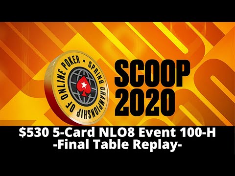 SCOOP 2020 | $530 5-Card NLO8 Event 100-H: Final Table Replay