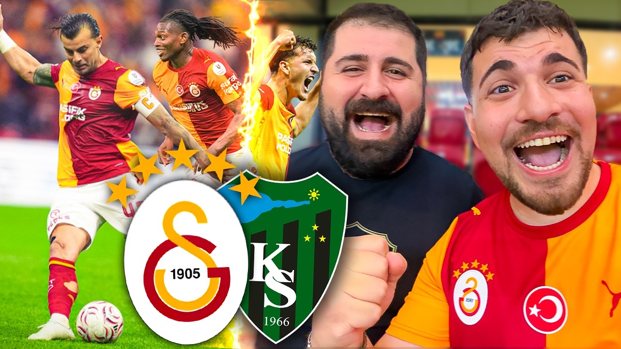 ABDULKERİM MÜTHİŞ ATTI YIKILDIK 🔥 LEAO ŞOV | Galatasaray 1-0 Kocaelispor Stad Vlog