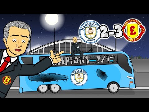 😭2-3! NO TITLE PARTY!😭 Man City vs Man Utd (Parody Goals Highlights 2017/2018)
