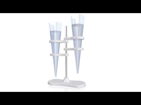 Stand for Imhoff sedimentation funnel