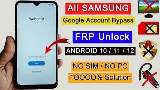 New Method Without PC All Samsung FRP Bypass | Google Account Unlock | FRP Lock Remove Android 11/12