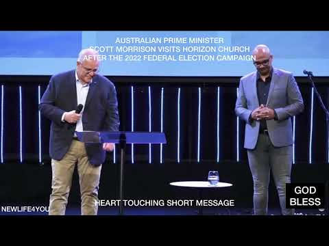 AN EMOTIONAL SCOTT MORRISON SPEAKS AT CHURCH SERVICE AFTER ELECTION RESULT #hope  #scottmorrison