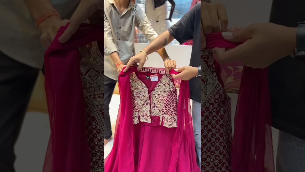 👌🫶🏻 Dark Pink Sharara look that defines elegance and grace 💖✨ 9653862980