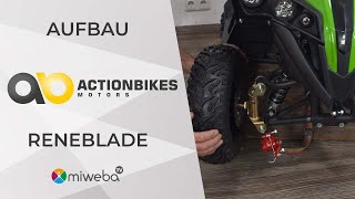 Kinderquad Aufbau: Actionbikes Reneblade Quad⭐1.000 Watt Elektroquad – 2023 | Anleitung | Miweba🤩