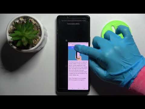 How to Enter One Handed Mode on SONY Xperia 5 III - Activate One Handed Mode