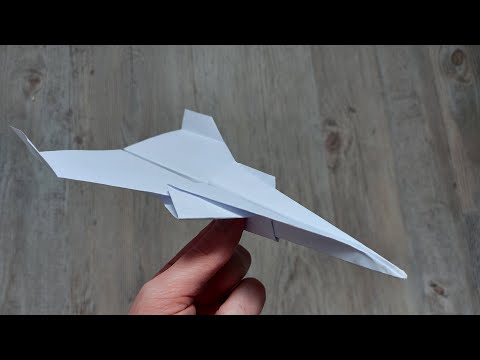 comment faire un avion en papier rapide et qui vole longtemps !