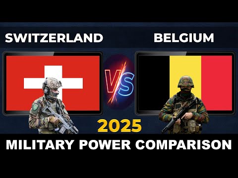 Switzerland vs Belgium Military Power 2025 | Belgium vs Switzerland Military Power 2025