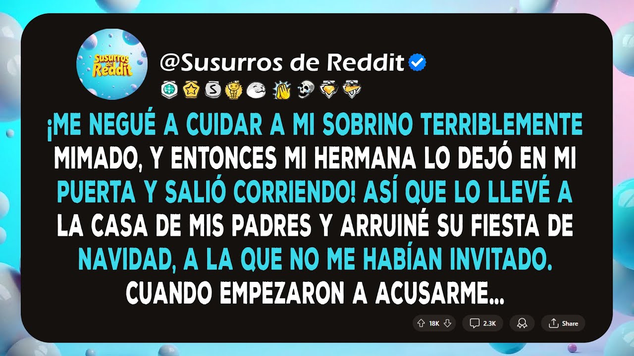 Me negué a cuidar a mi sobrino terriblemente mimado, y entonces mi hermana lo dejó en mi puerta y...