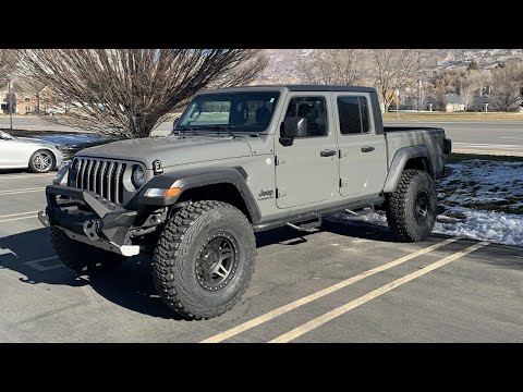 Jeep Gladiator 3.5" lift on 37s