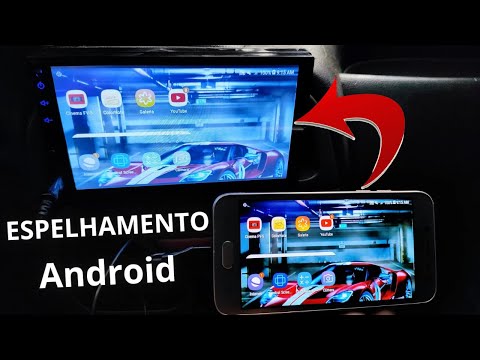 Como fazer espelhamento do celular para qualquer central multimidia android via cabo usb app link