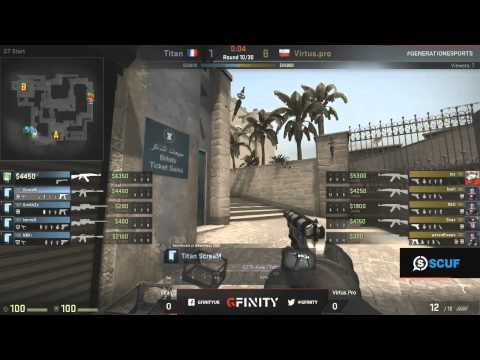 Titan vs Virtus.pro [de_mirage] - CS:GO Gfinity 3 2014