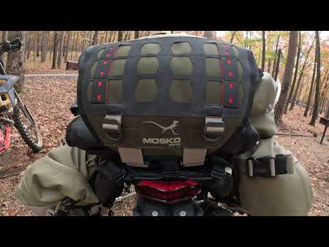 Mosko Moto Reckless 80L Woodland Color on my T700
