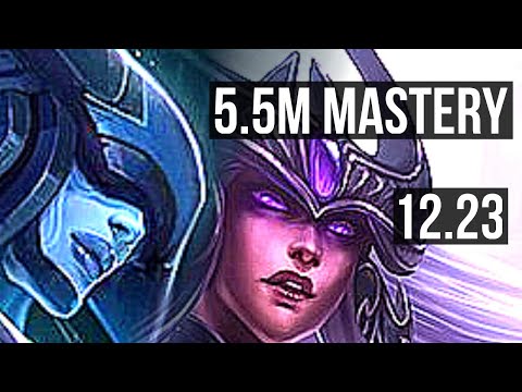 LISSANDRA vs SYNDRA (MID) | 5.5M mastery, 900+ games, 8/4/16 | KR Diamond | 12.23