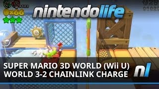Super Mario 3D World (Wii U) World 3-2 Chainlink Charge