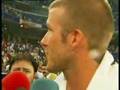 Realmadrid Beckham after the game