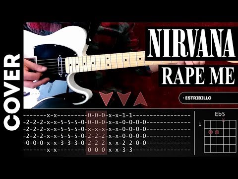 RAPE ME NIRVANA Guitarra Cover Completo Tablatura | Marcos García