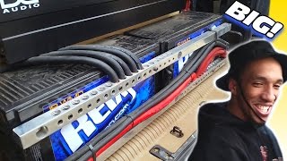 Biggest DUAL Battery Setup I&#39;ve Ever Seen Inside an SUV Car Audio Sound System w/ Roger Dillinggham!