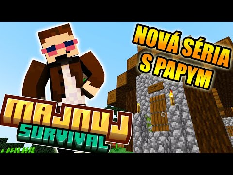 ZAČIATKY NA MINECRAFT SERVERI MAJNUJ.CZ S @Papyvbradavicich