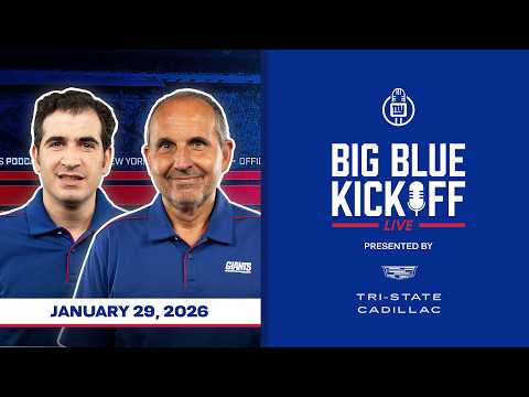 January 29, 2026 | Big Blue Kickoff Live | New York Giants
