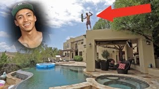 Skating off NYJAH HUSTON'S house!! | Garrett Ginner