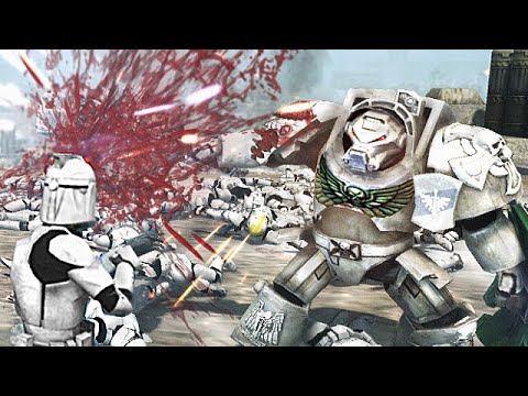 1 Assault Terminator vs 100 Clone Troopers [Warhammer 40K vs. Star Wars]
