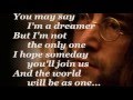 IMAGINE (Lyrics) - JOHN LENNON 