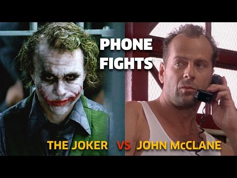 PHONE FIGHTS : The Joker vs John McCLane