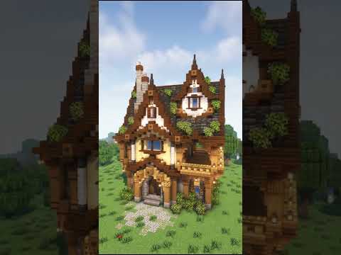 NeatCraft - Minecraft Fantasy House  🏘️ #shorts #minecraft #fantasy