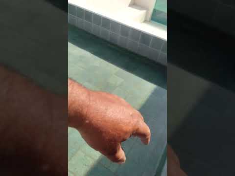 tirando vazamento da piscina em raposa Maranhão