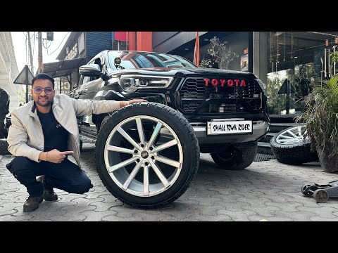 Installing 22" alloy wheels in Hilux