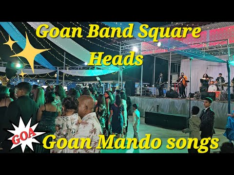 The Goan Band Square Heads|Performing Live Goan Mando Songs #goanvlogger #goanband #goanwedding #goa