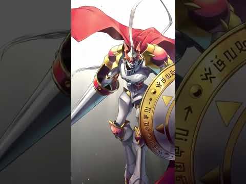 Meet Dukemon/Gallantmon: The Crimson Royal Knight Mega Digimon 🌟 with Guilmon’s Heart