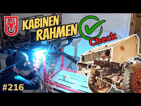 Er ist FERTIG ! Die Basis steht | Unimog Rahmen geschweißt und geschliffen | #vlog 216 Steelstyler
