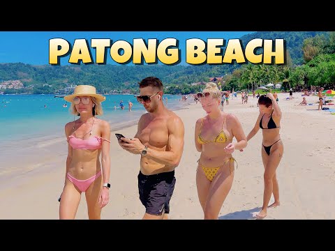 【🇹🇭 4K】Phuket 2023 Patong Beach - Walking Tour Thailand