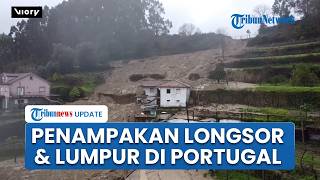 Hujan Deras Picu Longsor di Portugal Tengah, Gedung Apartemen Terendam Lumpur 30 Warga Dievakuasi
