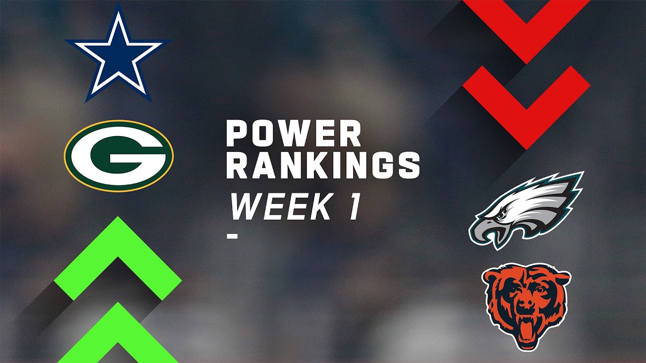 NFL Power Rankings Week 1: Cowboys Rise, Bears Fall After Preseason
