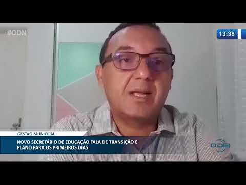 Novo Secretário de Educação fala de transição e planos para primeiros dias 04 01 2021