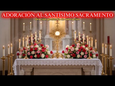 ADORACIÓN AL SANTÍSIMO SACRAMENTO | QUÉDATE CON JESÚS EUCARISTÍA, DIOS VIVO