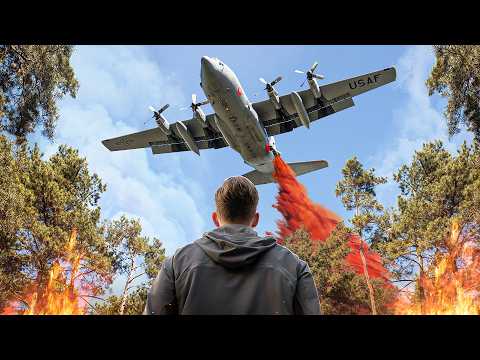 How Air Force C-130s Are Used To Fight Wildfires