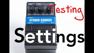Video thumbnail for Testing The Arion SCH 1 Stereo Chorus (and my favourite settings) by Julian Doe