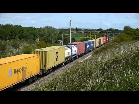 86639 & 86605, 4M01 Coatbridge - Crewe Basford Hall, Red Bank, 01/06/13
